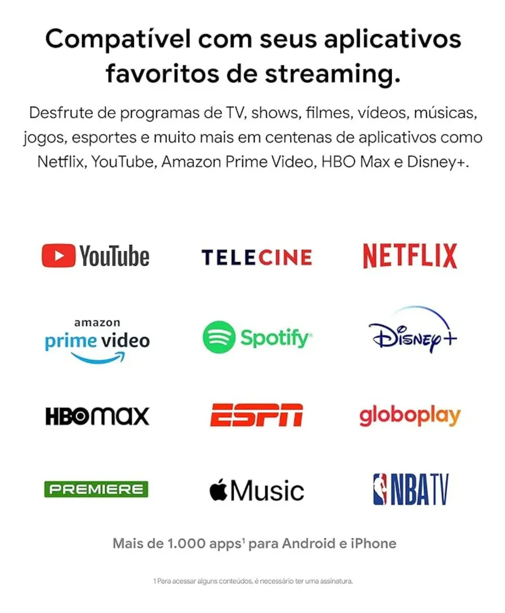 Google Chromecast 3 Chromecast 3 3ª geração Full HD