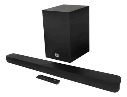 Soundbar Jbl Cinema 2.1 Sb180 Com Bluetooth,sem Fio Preto 127/220v 40hz-20khz
