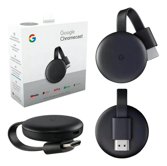 Google Chromecast 3 Chromecast 3 3ª geração Full HD