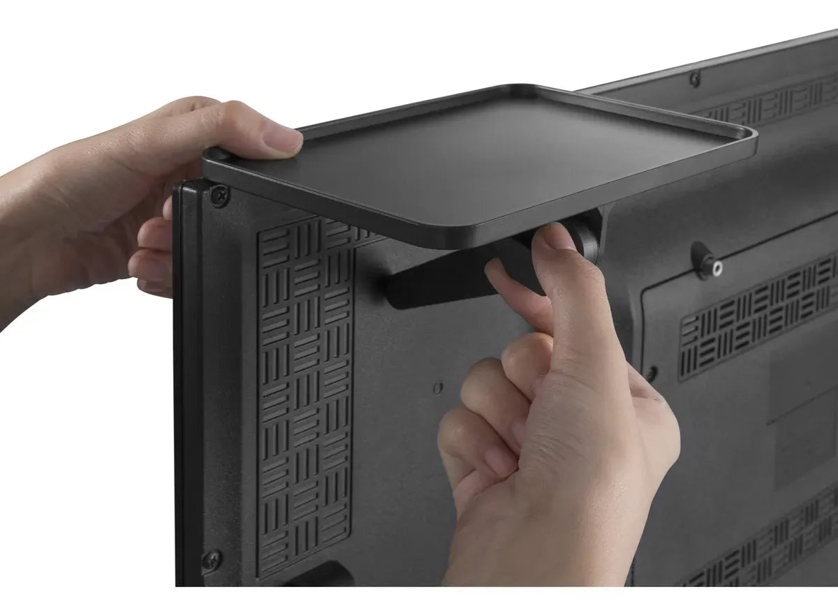 Suporte Para Receptor Acessorios Tv Box Ajuste Tv Ou Monitor Preto