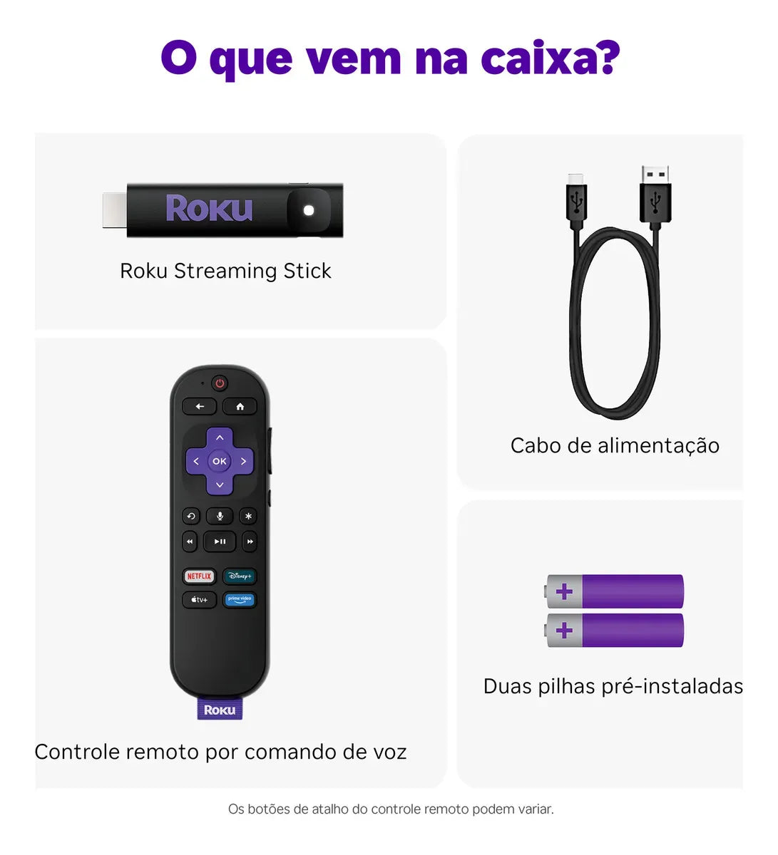 Roku Streaming Stick TVBox Aparelho Transforma TV em Smart