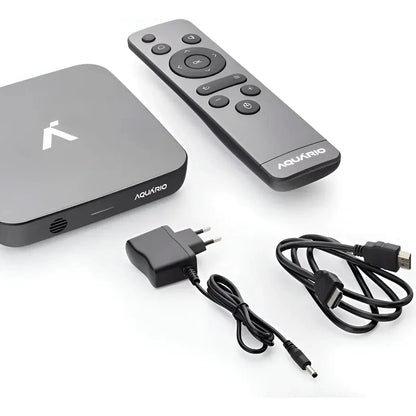 v box Aquário plus STV-3000 4k padrão 4K 16GB preto com 2GB de memória ram