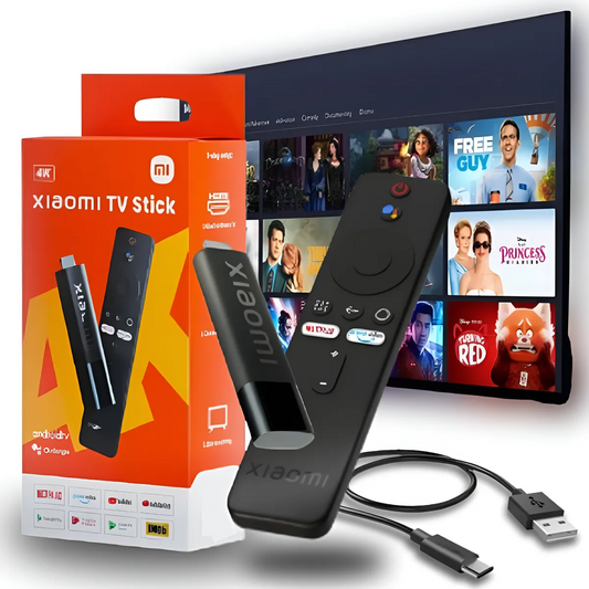 Xiaomi Mi Tv Stick Full Hd 8gb Controle Por Voz De Televisão Preto De Voz