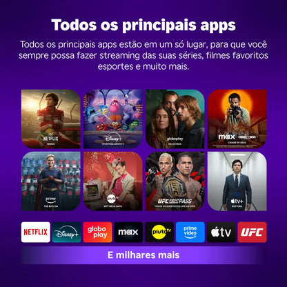 Roku Streaming Stick TVBox Aparelho Transforma TV em Smart