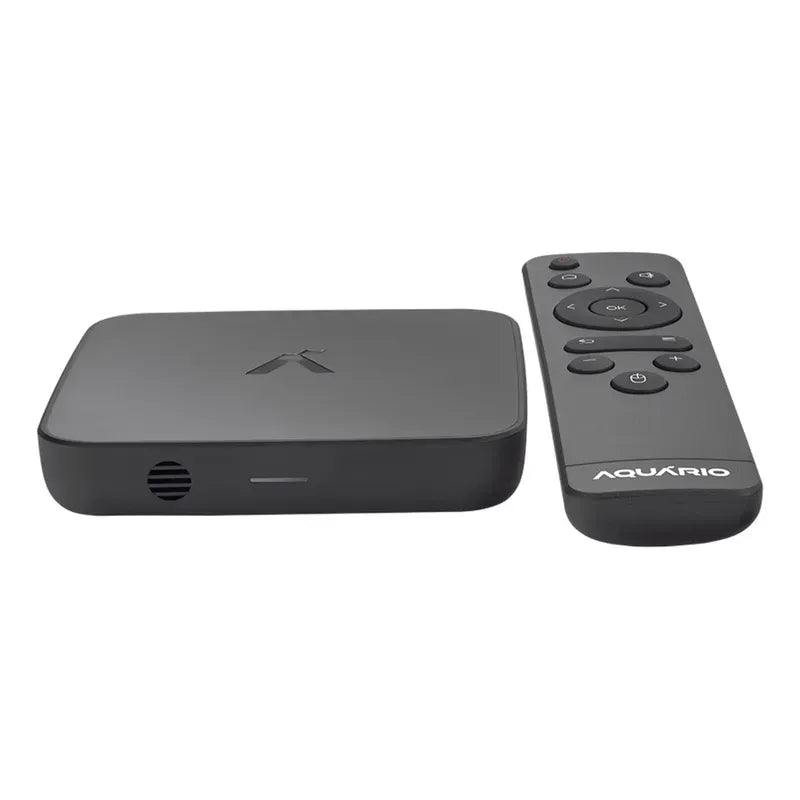 v box Aquário plus STV-3000 4k padrão 4K 16GB preto com 2GB de memória ram